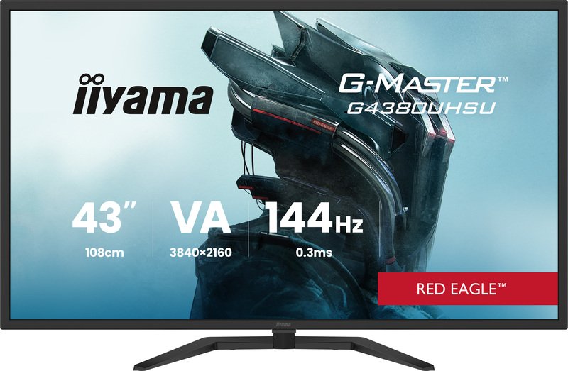 Iiyama g master red eagle g4380uhsu b - iiyama G-Master G4380UHSU-B2 Red Eagle 42.5" Monitor (Black)