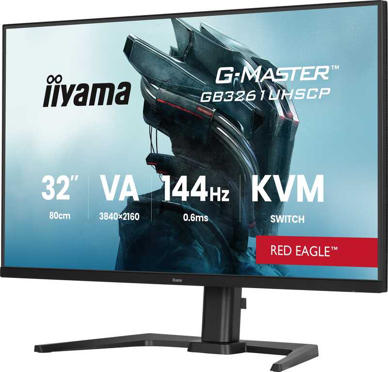 Iiyama g master red eagle gb3261uhscp 2 orig - iiyama G-Master GB3261UHSCP-B1 Red Eagle 31.5" Monitor (Czarny)
