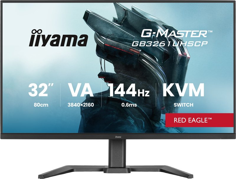 Iiyama g master red eagle gb3261uhscp - iiyama G-Master GB3261UHSCP-B1 Red Eagle 31.5" Monitor (Czarny)