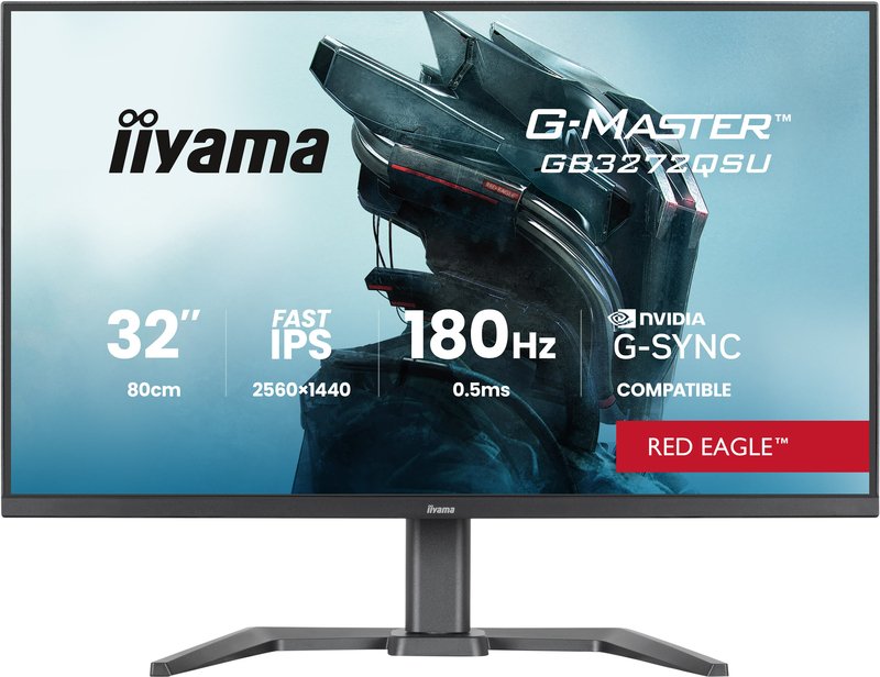 Iiyama g master red eagle gb3272qsu b - iiyama G-Master GB3272QSU-B1 Red Eagle 31.5" Monitor (Black)