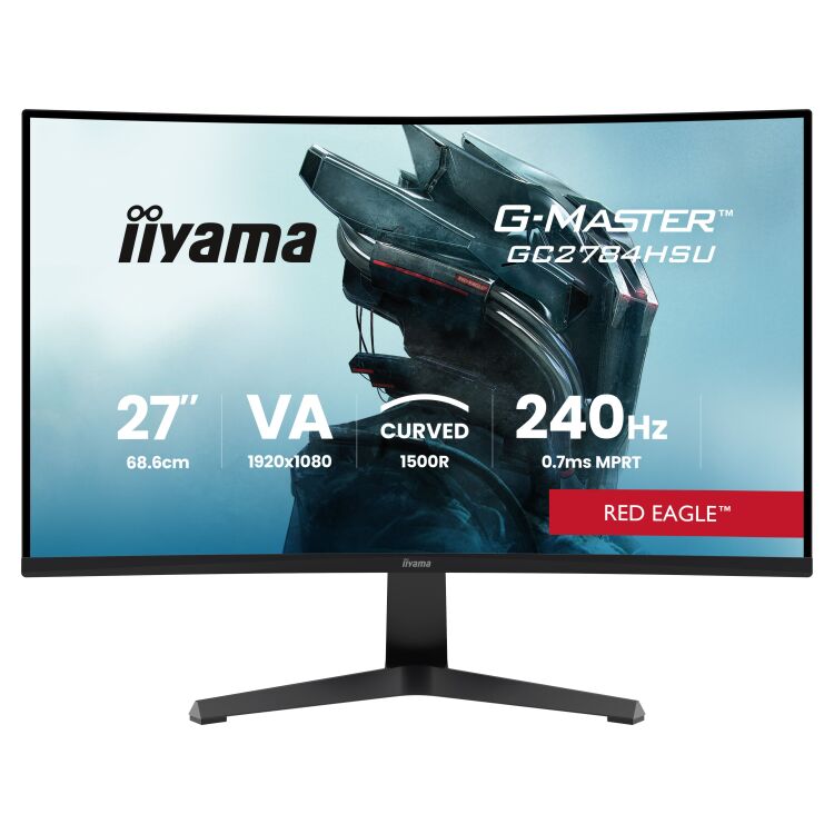 iiyama G-Master Red Eagle GC2784HSU-B1 Curved 27" Monitor
