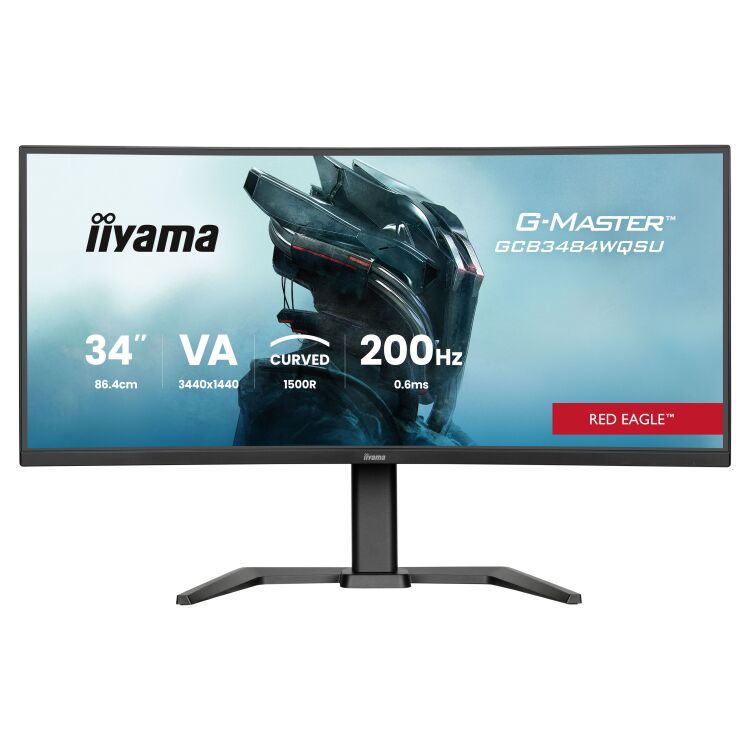 iiyama G-Master Red Eagle GCB3484WQSU-B2 Curved monitor, productafbeelding 9