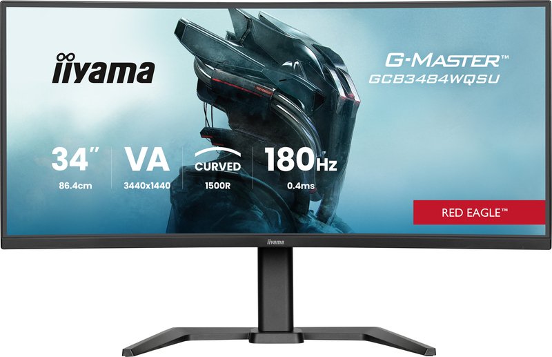 Iiyama g master red eagle gcb3484wqsu 778700 - iiyama G-Master Gcb3484Wqsu-B1 Red Eagle 34" Monitor (Black)