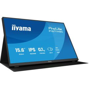 ProLite P1671HSC-B1 15.6" Monitor (Black) - afbeelding 4