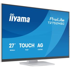 Iiyama prolite t2752msc w1ag computer 3 orig - iiyama ProLite T2752MSC-W1AG 27" Full HD IPS Touch Monitor (Wit)