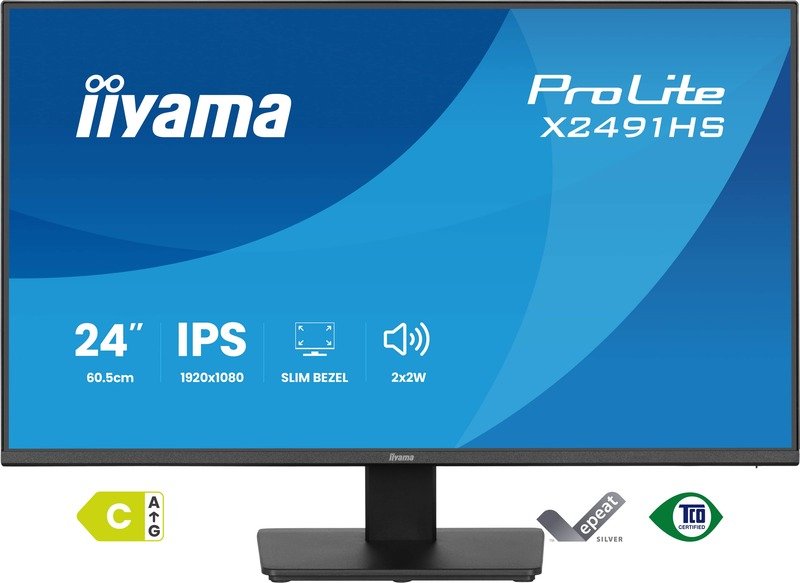 Iiyama prolite x2491hs b1 24 inch ful - iiyama ProLite X2491HS-B1 23.8" Monitor (Black)