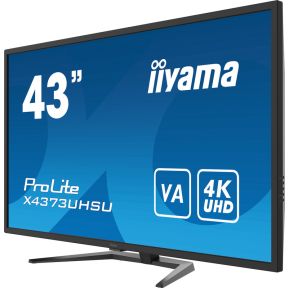 ProLite X4373UHSU-B1 42.5" Monitor (Black) - afbeelding 3