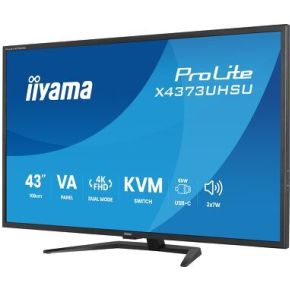 Prolite X4373UHSU-B2 Ultra 42.5" Monitor (Black) - afbeelding 3