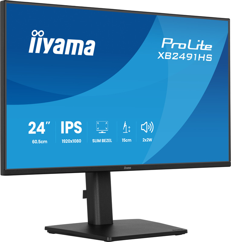 Iiyama prolite xb2491hs b1 24 inch fu 2 orig - iiyama ProLite XB2491HS-B1 24" Monitor (Black)