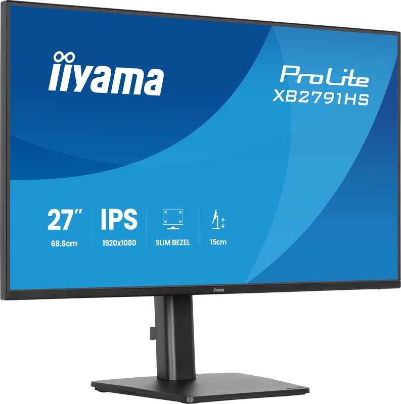 Iiyama prolite xb2791hs b1 27 inch fu 2 orig - Iiyama ProLite XB2791HS-B1 27" Full HD IPS Monitor