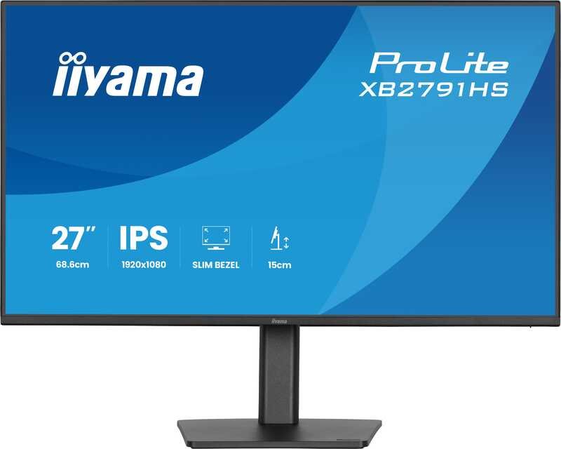 iiyama Iiyama Prolite Xb2791Hs-B1 - 27 Inch - Full Hd - Ips - Verstelbaar