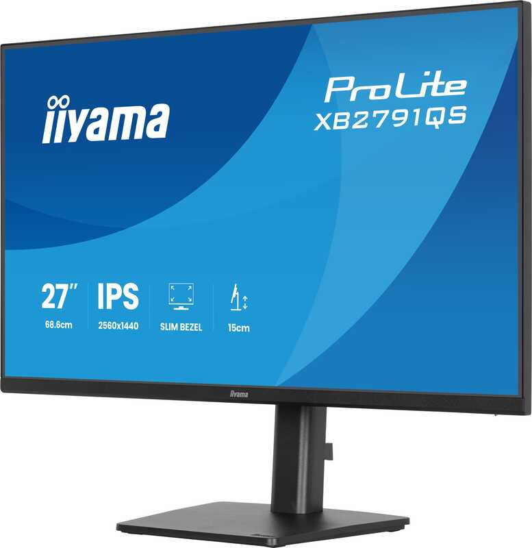 Iiyama prolite xb2791qs b1 27 inch qh 3 orig - Iiyama ProLite XB2791QS-B1 27" QHD IPS Monitor