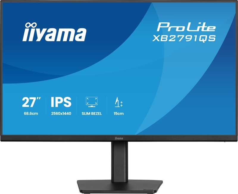 Iiyama prolite xb2791qs b1 27 inch qh - Iiyama ProLite XB2791QS-B1 27" QHD IPS Monitor