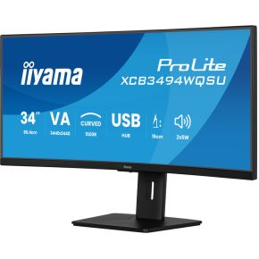 Prolite XCB3494WQSU-B1 34" Monitor (Black) - afbeelding 3