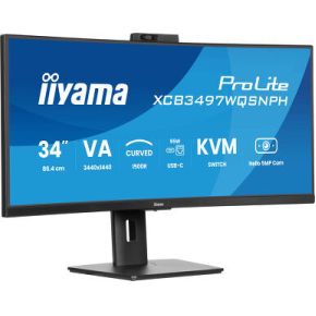 Prolite XCB3497WQSNPH-B1 34" Monitor (Black) - afbeelding 2