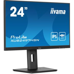 ProLite XUB2497HSN-B2 USB-C 23.8" Monitor (Black) - afbeelding 3
