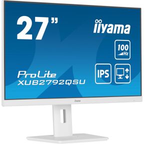 ProLite XUB2792QSU-W6 Quad Wit 27" Monitor (White) - afbeelding 3