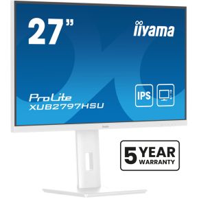 ProLite XUB2797HSU-W2 27" Monitor (White) - afbeelding 2