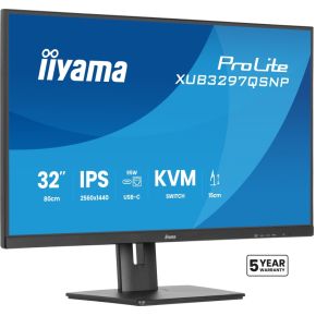 Prolite XUB3297QSNP-B1 31.5" Monitor (Black) - afbeelding 2