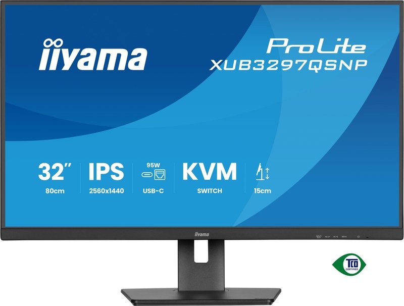 Iiyama prolite xub3297qsnp b1 lcd mon - iiyama Prolite XUB3297QSNP-B1 31.5" Monitor (Black)