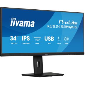 ProLite XUB3493WQSU-B6 34" Monitor (Black) - afbeelding 2
