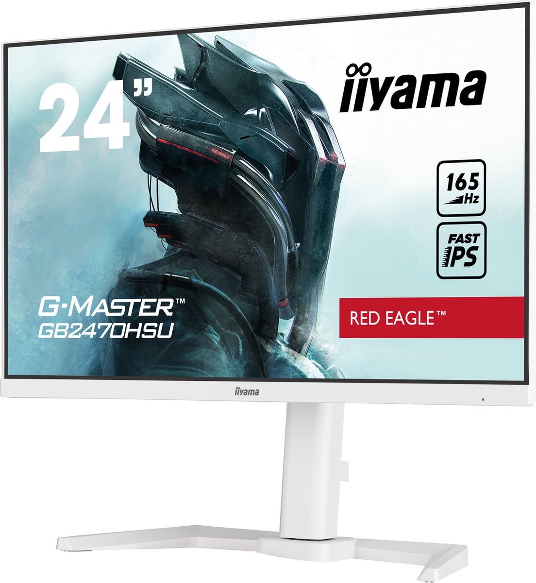 G-Master GB2470HSU-W5 Red Eagle 23.8" Monitor (White) - afbeelding 2