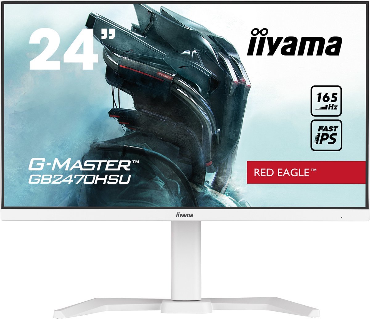 Iiyama Iiyama Red Eagle G-Master Gb2470Hsu-W5 - Led-Monitor - 23.8" Fast Ips - 1920 X 1080 Full Hd - 165 Hz - 0.8Ms - 1100:1 - 250 Cd/M² - 1X Hdmi - 1X Displayport - 2X Usb - Wit