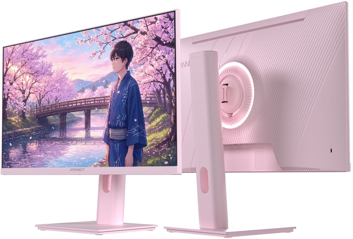 Japannext monitor 23 8 ips full hd 2550896 2 orig - JAPANNEXT JN-I238F165-HSP 23.8" 23.8" Monitor (Pastel Roze)