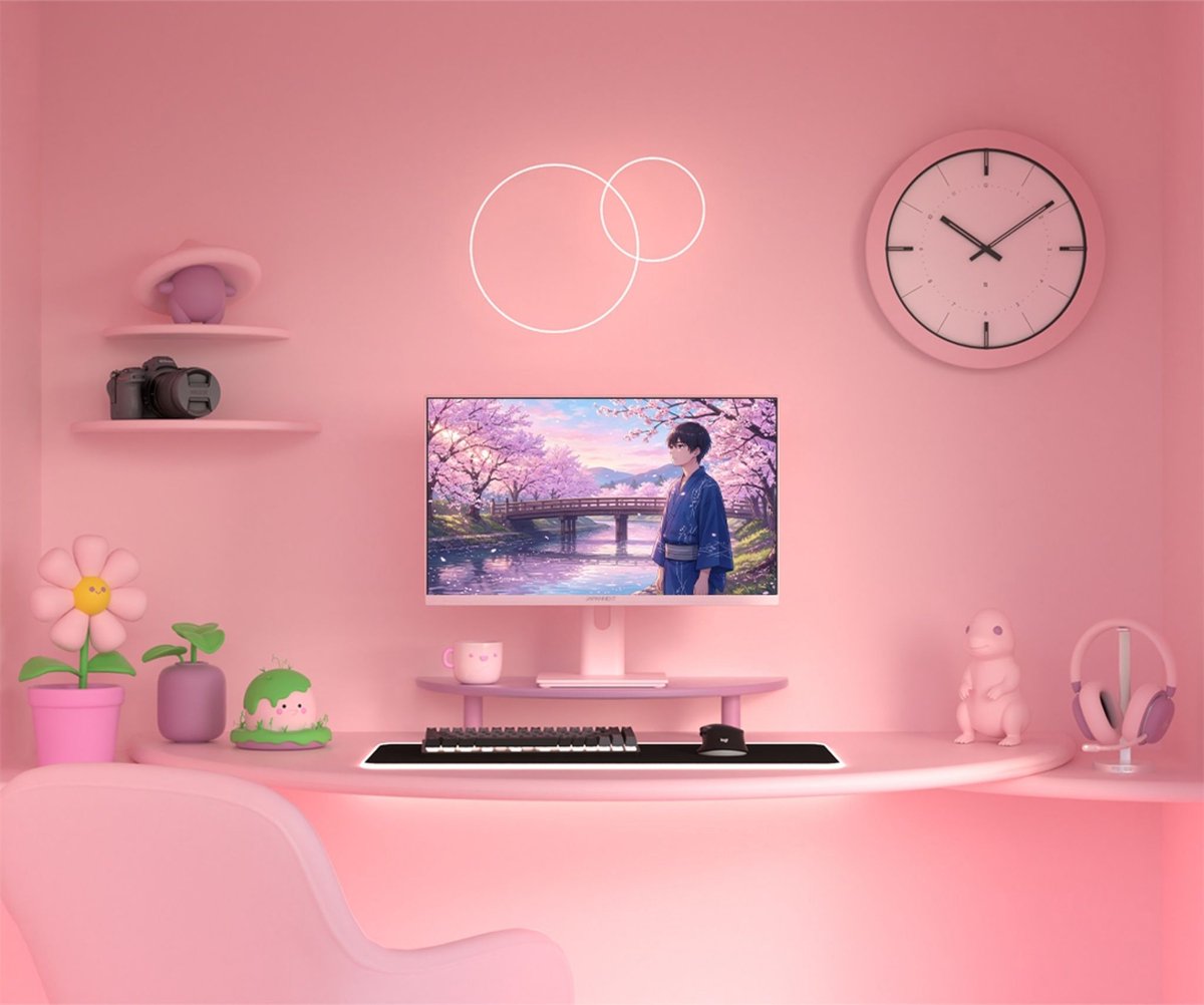 Japannext monitor 23 8 ips full hd 2550896 6 orig - JAPANNEXT JN-I238F165-HSP 23.8" 23.8" Monitor (Pastel Roze)
