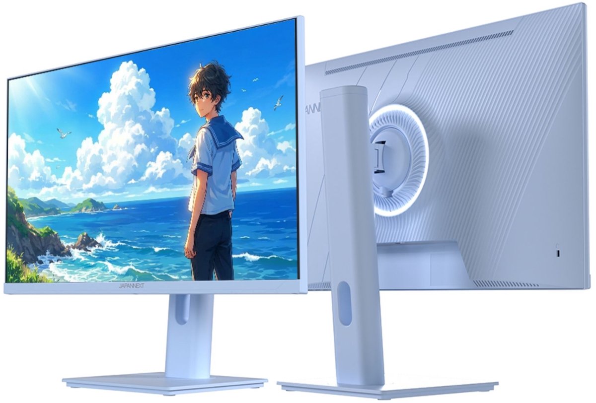 Japannext monitor 23 8 ips full hd 2550902 2 orig - JAPANNEXT JN-I238F165-HSP 23.8" 23.8" Monitor (Pastel Blauw)