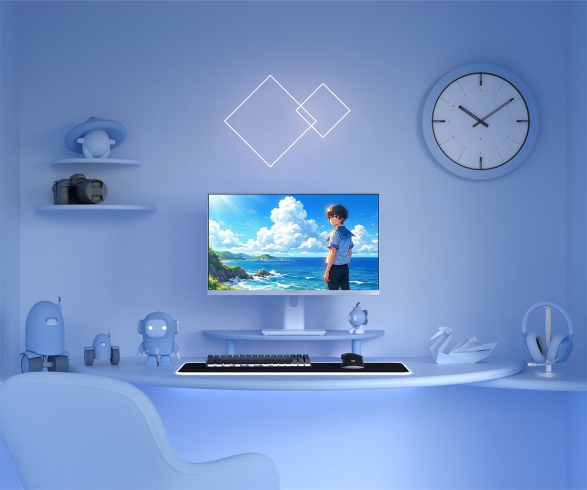 Japannext monitor 23 8 ips full hd 2550902 6 orig - JAPANNEXT JN-I238F165-HSP 23.8" 23.8" Monitor (Pastel Blauw)