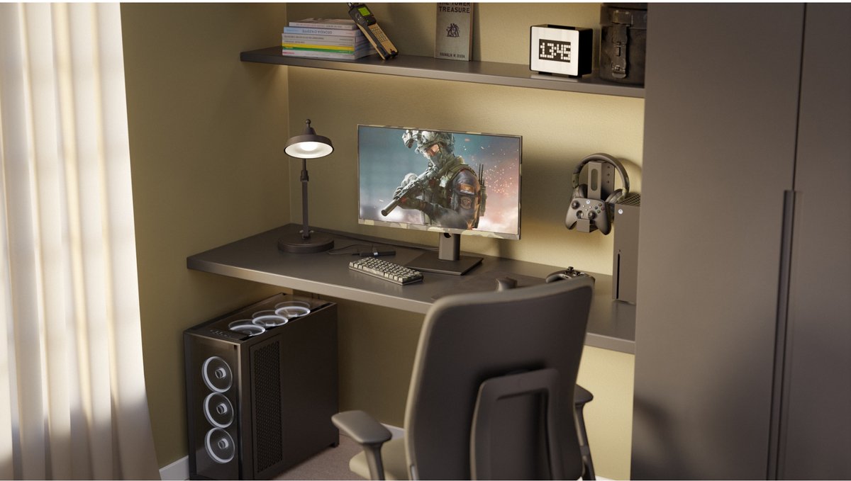 Japannext Gaming Monitor 23.8" Ips Full Hd (1920X1080) 200Hz 0.5Ms Camo | - afbeelding 3