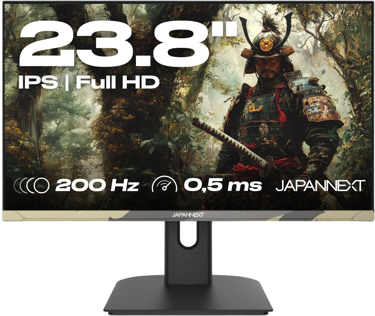 Japannext Gaming Monitor 23.8" Ips Full Hd (1920X1080) 200Hz 0.5Ms Camo | - afbeelding 5