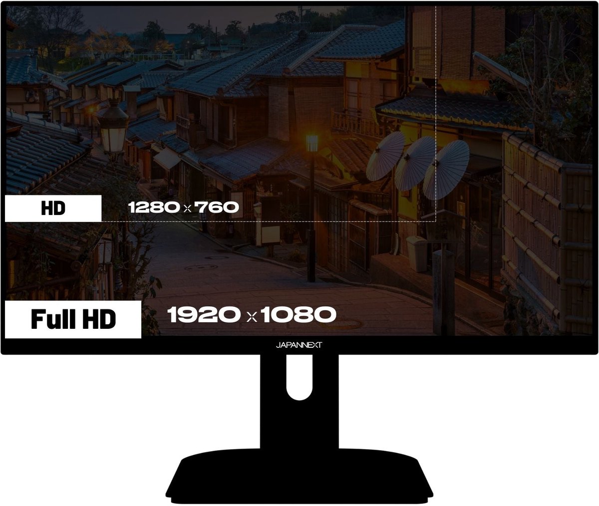 Japannext Gaming Monitor 23.8" Ips Full Hd (1920X1080) 200Hz 0.5Ms | - afbeelding 4