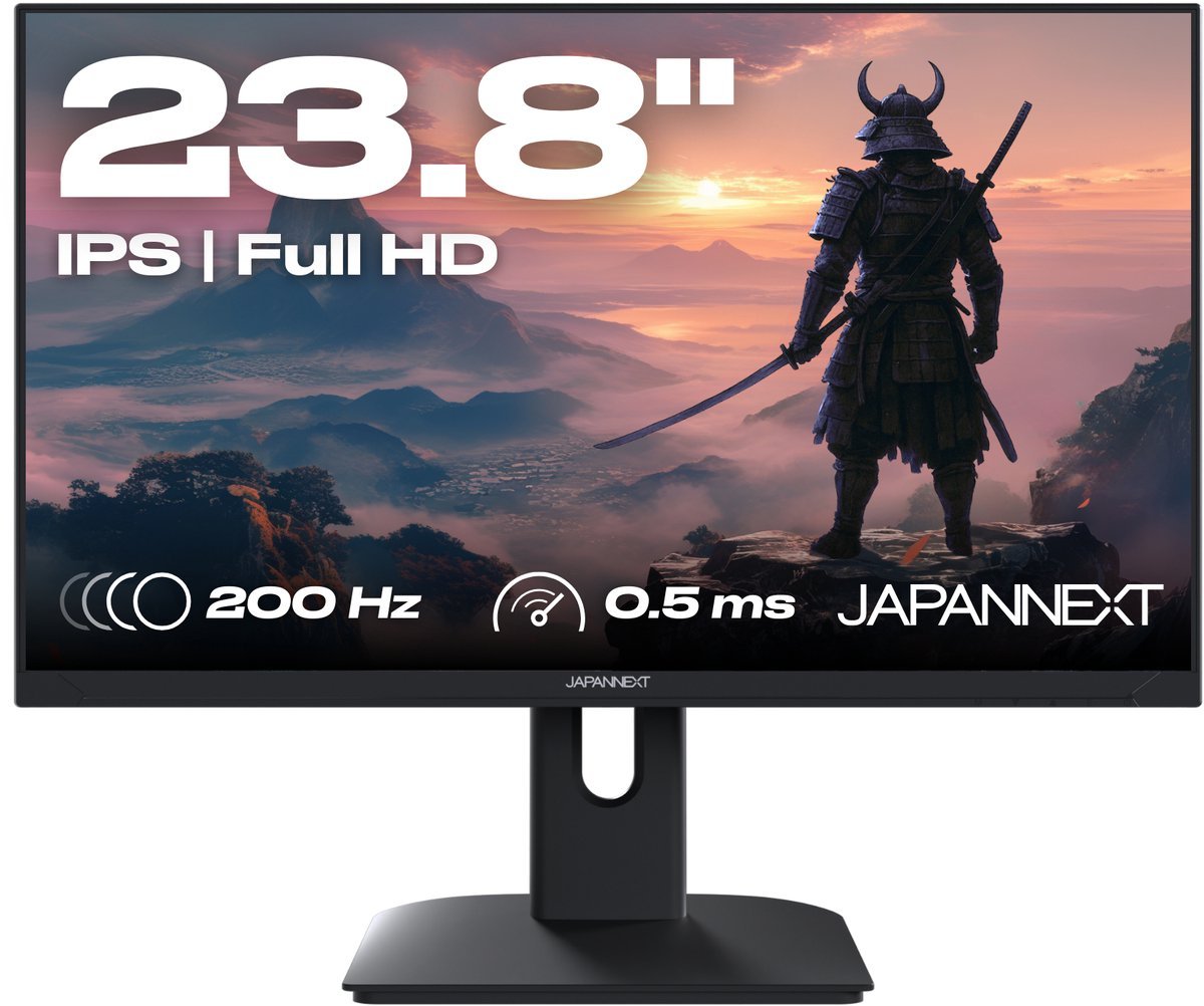 JAPANNEXT Japannext Gaming Monitor 23.8" Ips Full Hd (1920X1080) 200Hz 0.5Ms | Jn-I238Fhd200F