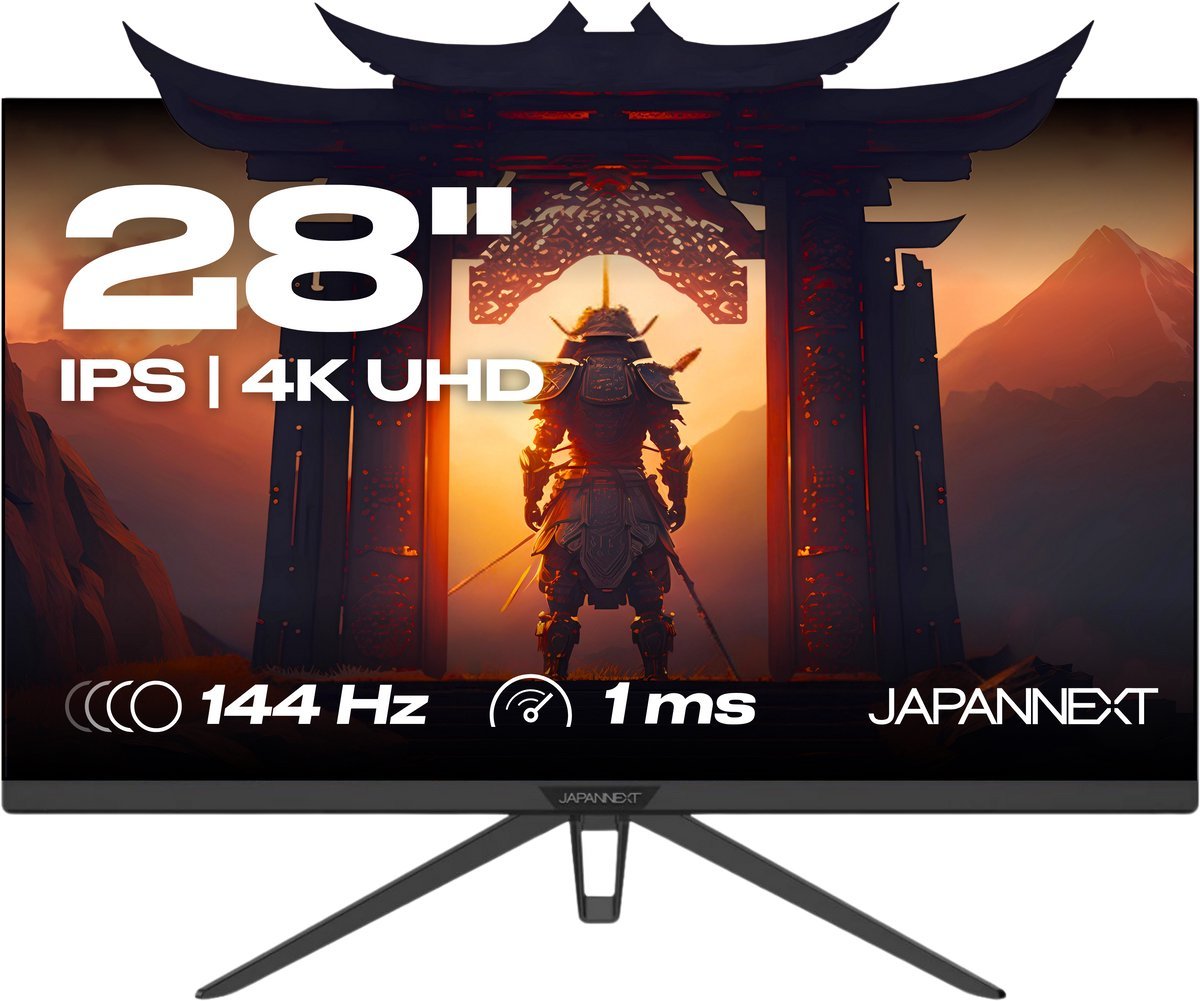JAPANNEXT Japannext Gaming Monitor 28" Ips 4K Uhd (3840X2160) 144Hz 1Ms | Jn-280Ips144Uhdr