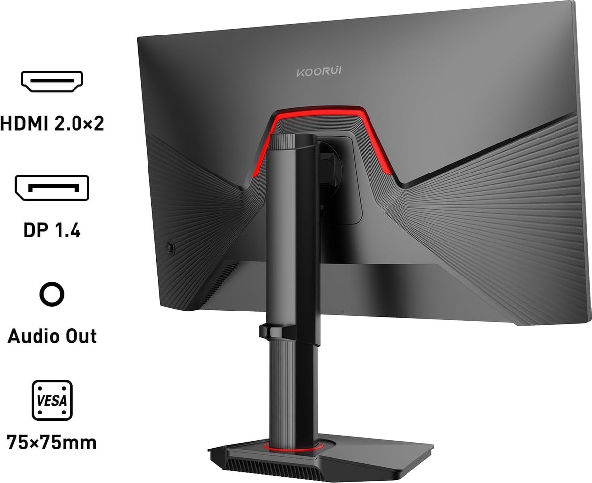 Koorui G2722P - Qhd Ips Gaming Monitor - 27 Inch - 200 Hz - 1 Ms - afbeelding 3