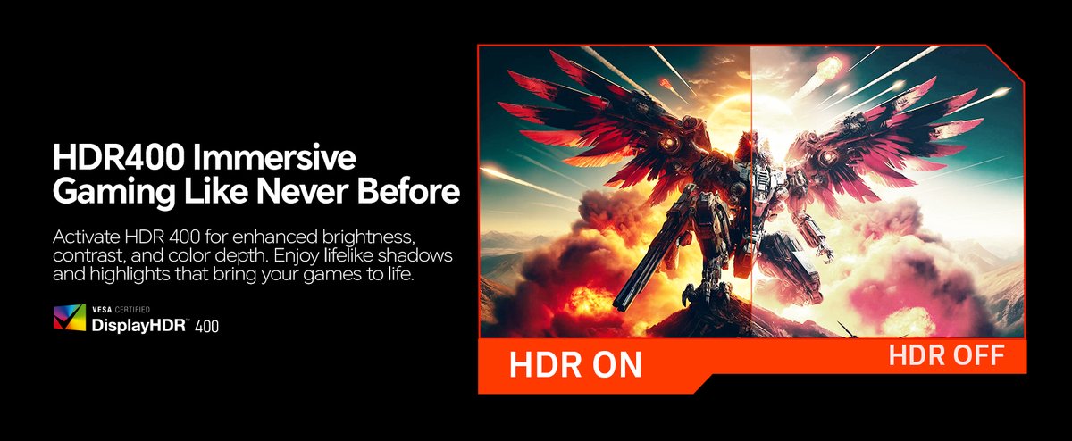 Koorui G2722P - Qhd Ips Gaming Monitor - 27 Inch - 200 Hz - 1 Ms - afbeelding 9