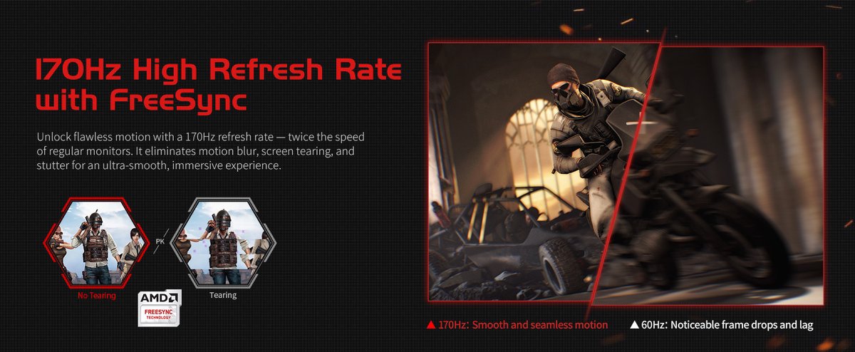 Koorui G3221Sc - Qhd Va Curved Gaming Monitor - 32 Inch - 170 Hz - 1 Ms - afbeelding 7