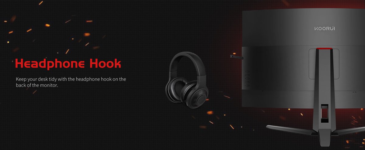 Koorui G3221Sc - Qhd Va Curved Gaming Monitor - 32 Inch - 170 Hz - 1 Ms - afbeelding 9