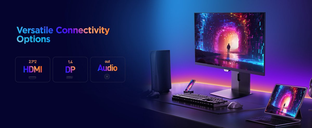 Koorui S2721Xo - Qhd Oled Flagship Monitor - 27 Inch - 240 Hz - 0.03 Ms - afbeelding 6