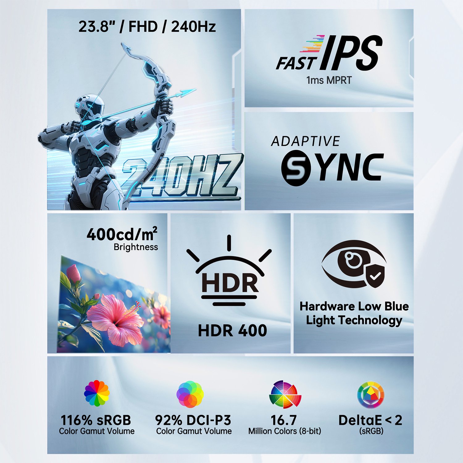Ktc h24f7 2 23 8 inch monitor 7 orig - KTC H24F7-2 Gaming 23.8" Monitor (zwart)
