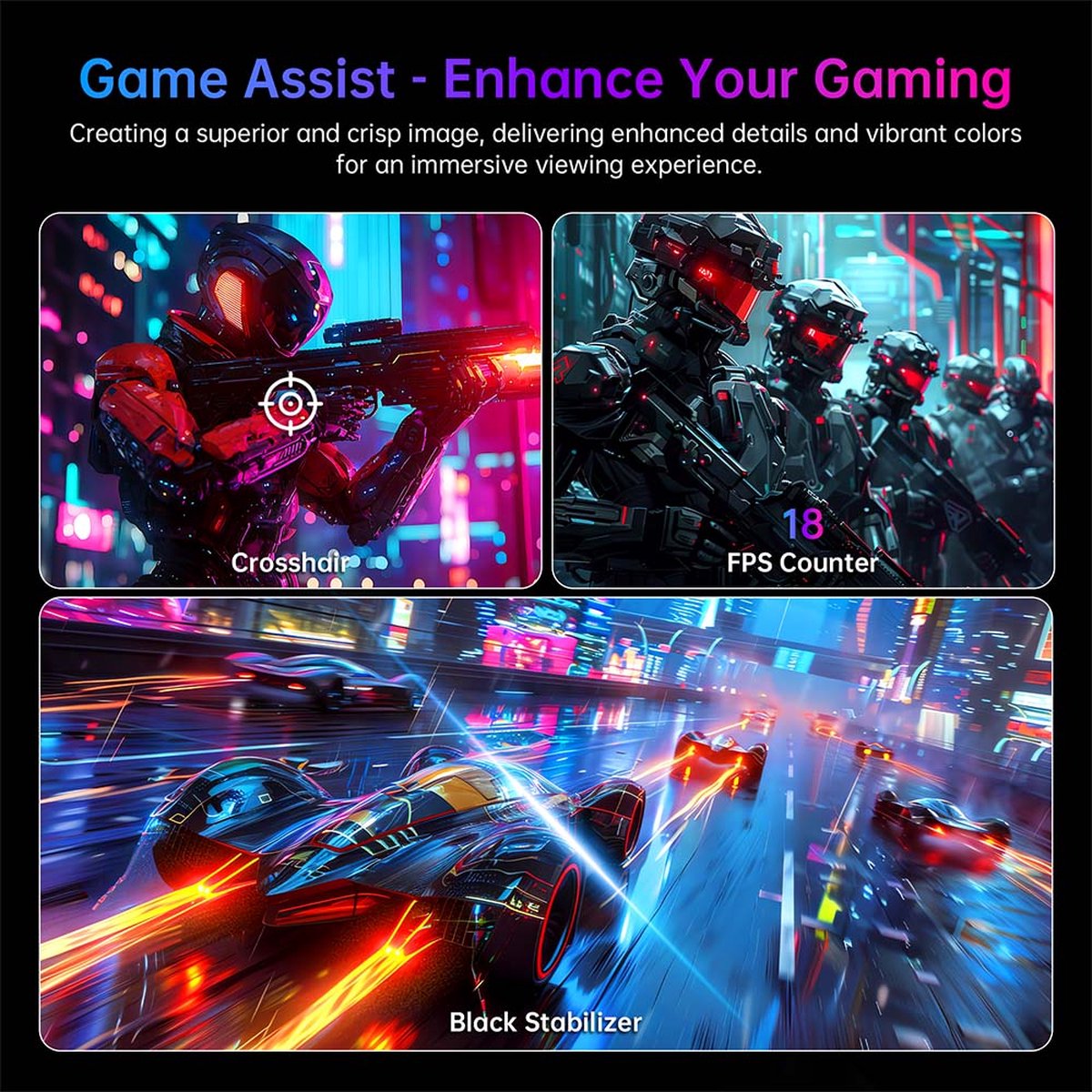 Ktc H24F8 Gaming Monitor, 23,8” 1920*1080 16:9 Snel Ips-Scherm - 180Hz Refresh - afbeelding 4