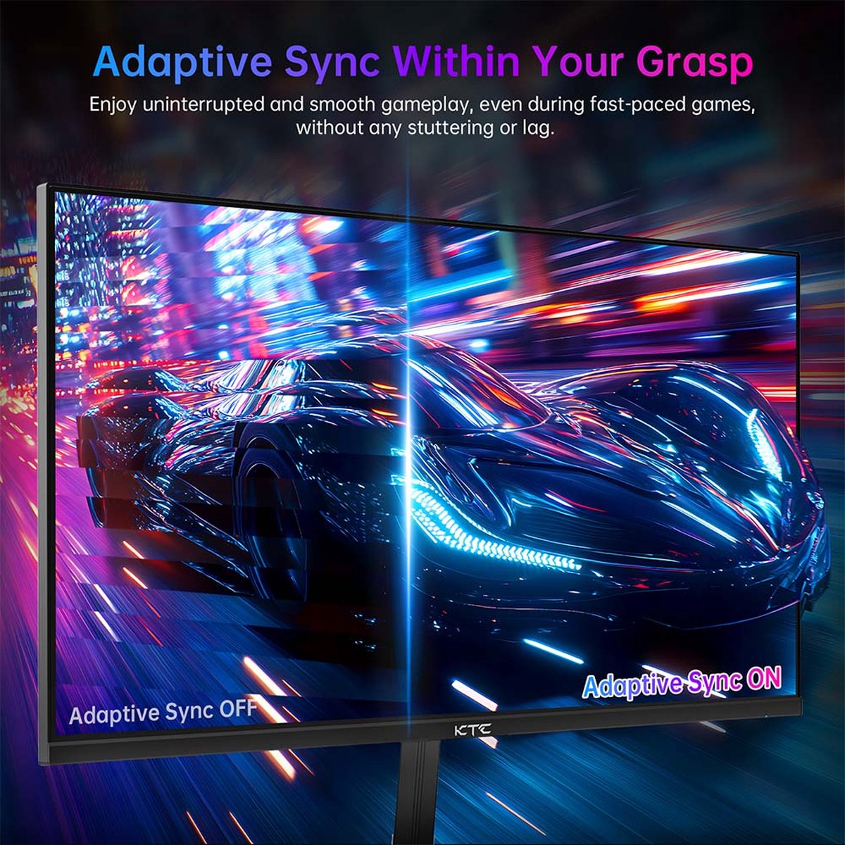 Ktc H24F8 Gaming Monitor, 23,8” 1920*1080 16:9 Snel Ips-Scherm - 180Hz Refresh - afbeelding 5