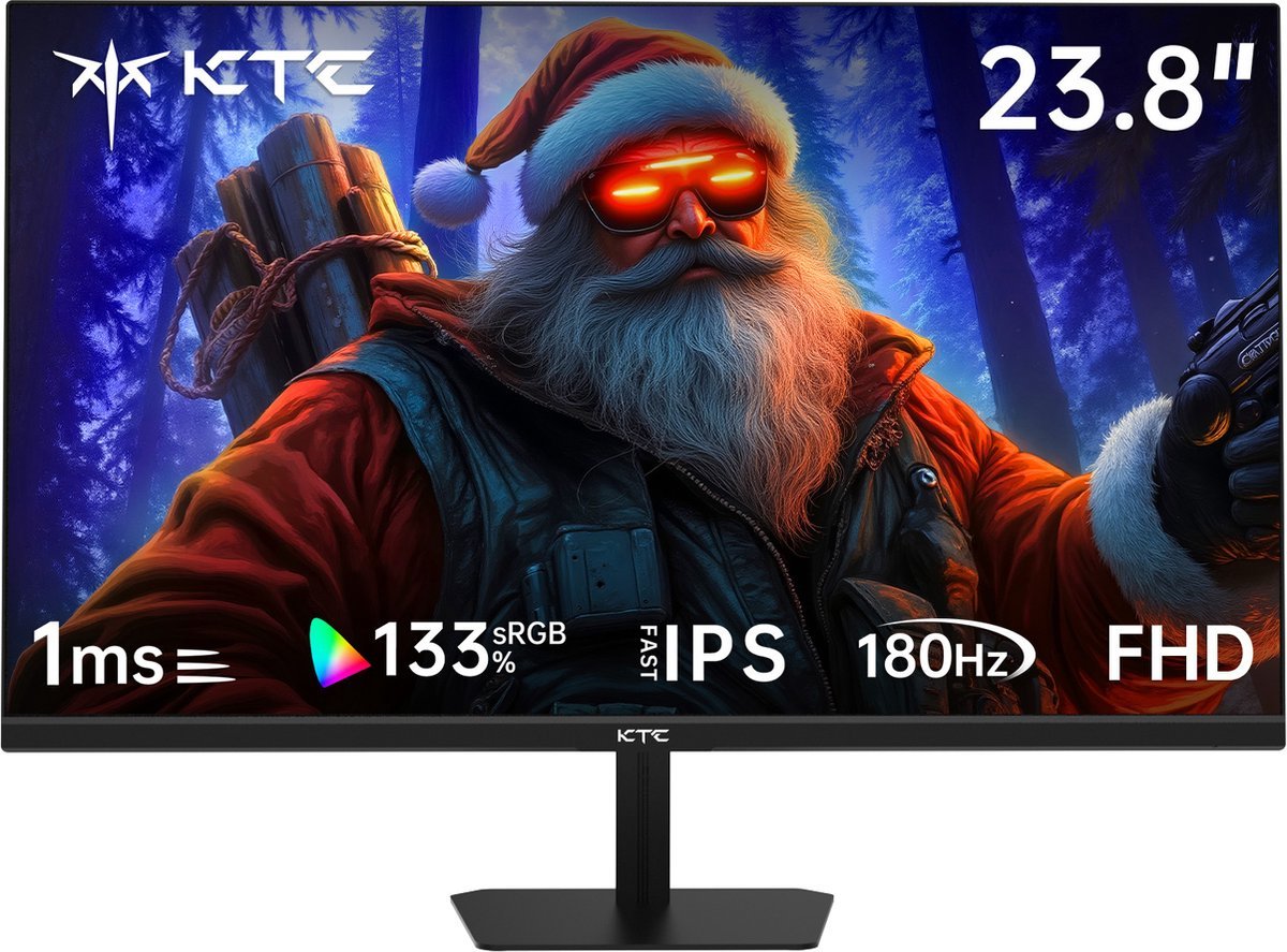 KTC Ktc H24F8 Gaming Monitor, 23,8” 1920*1080 16:9 Snel Ips-Scherm - 180Hz Refresh Rate - 1Ms Reactietijd