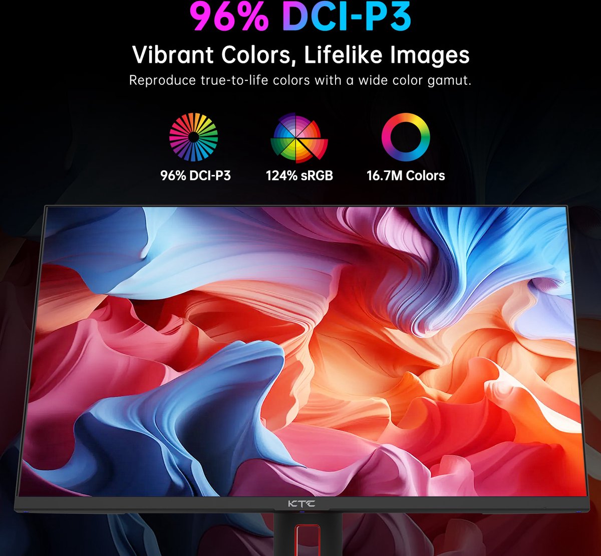 Ktc H27T22 27-Inch - 2560X1440 Qhd - 180Hz Snel Ips Paneel Scherm monitor - afbeelding 10