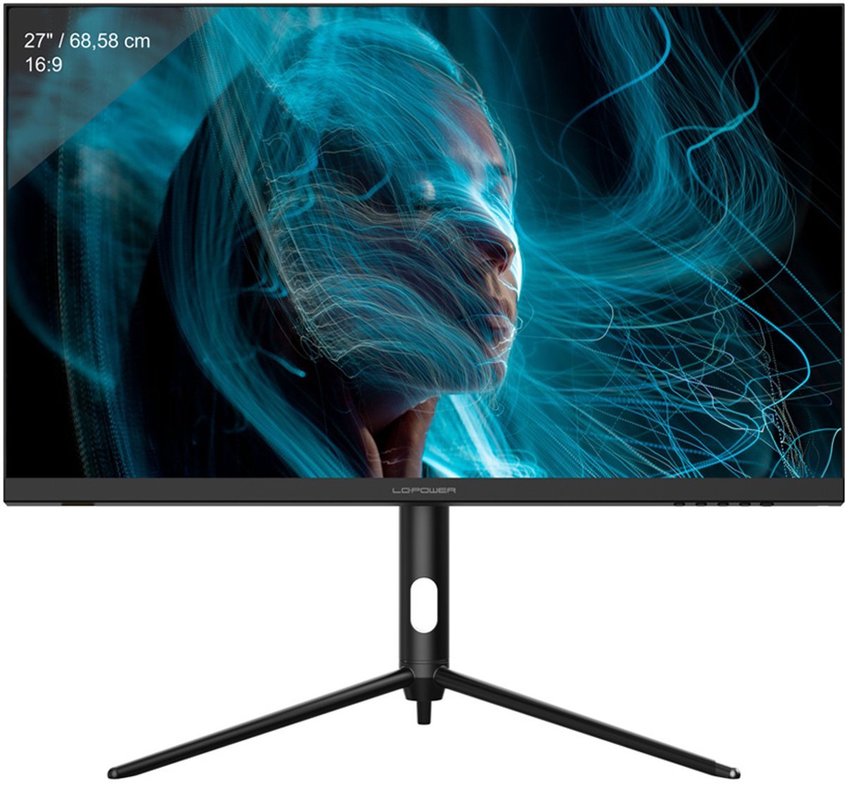 LC-Power Lc-Power Lc-M27-4K-Uhd-144-V2 Computer Monitor 68,6 Cm (27") 3840 X 2160 Pixels 4K Ultra Hd Lcd Zwart