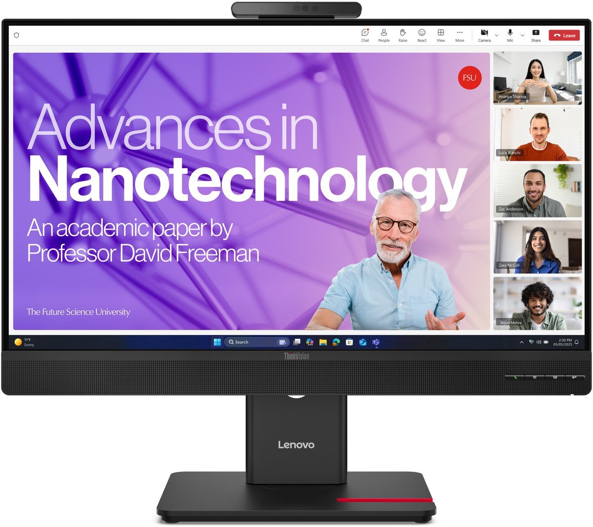 Lenovo 64B8Uat1Eu Computermonitor 27" Monitor