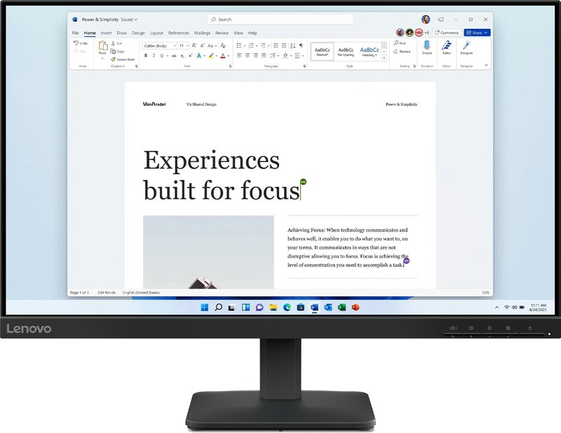 Lenovo 68c2kac1eu full hd ips monitor - Lenovo L24-4e 23.8" Monitor (Raven Black)
