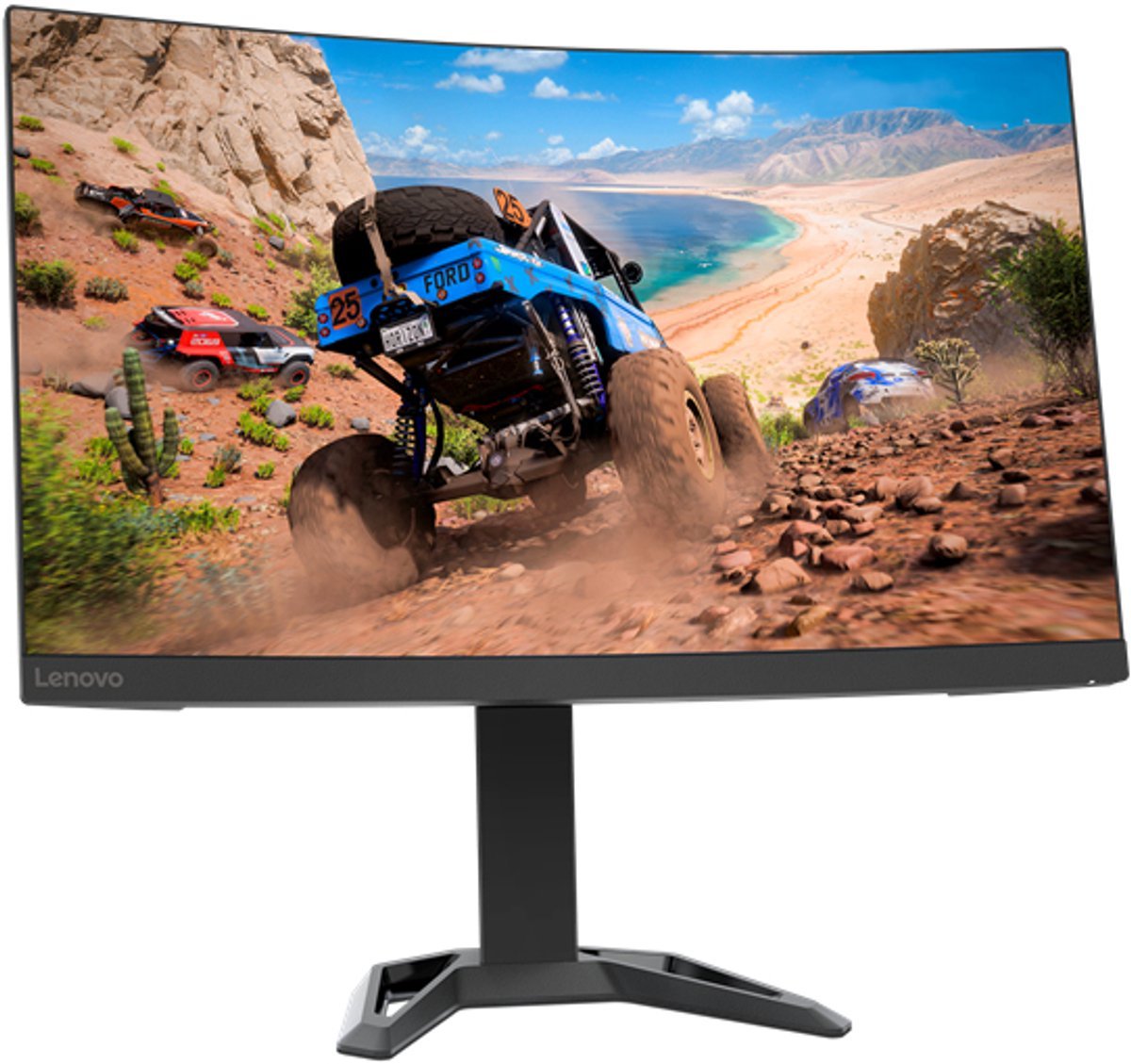 Lenovo Lenovo G27Qc-30 68,6 Cm (27") 2560 X 1440 Pixels Quad Hd Zwart